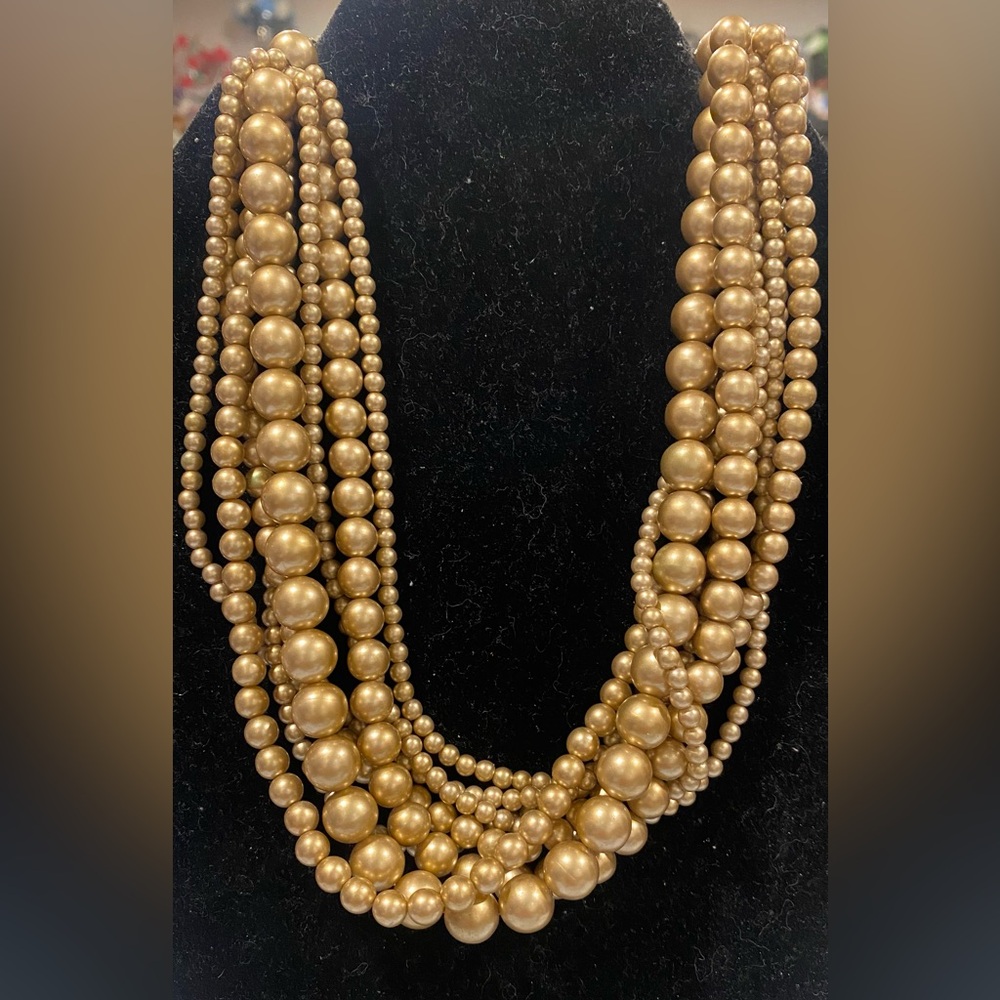 Necklace Faux Pearls